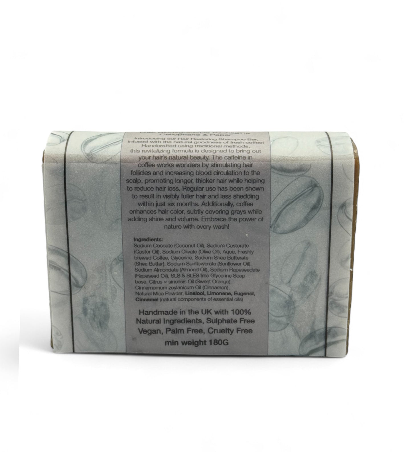 Slightly Imperfect Bean & Shine Shampoo, Hair regenerating Coffee Shampoo, min 180g/6.34oz