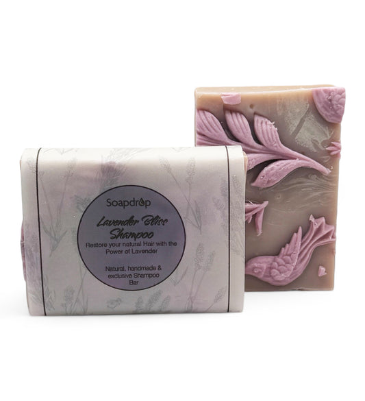 Lavender Bliss Shampoo, Restore your natural Hair with the Power of Lavender, min 180g/6.34oz