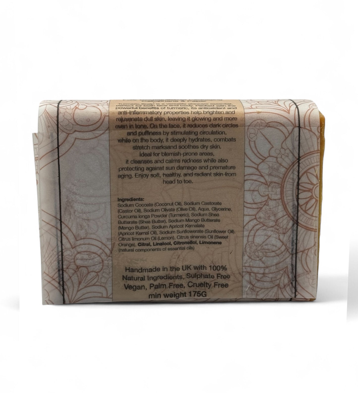 Turmeric Soap, Infused Turmeric Soap to bring out our natural glow, min 175g/6.2oz