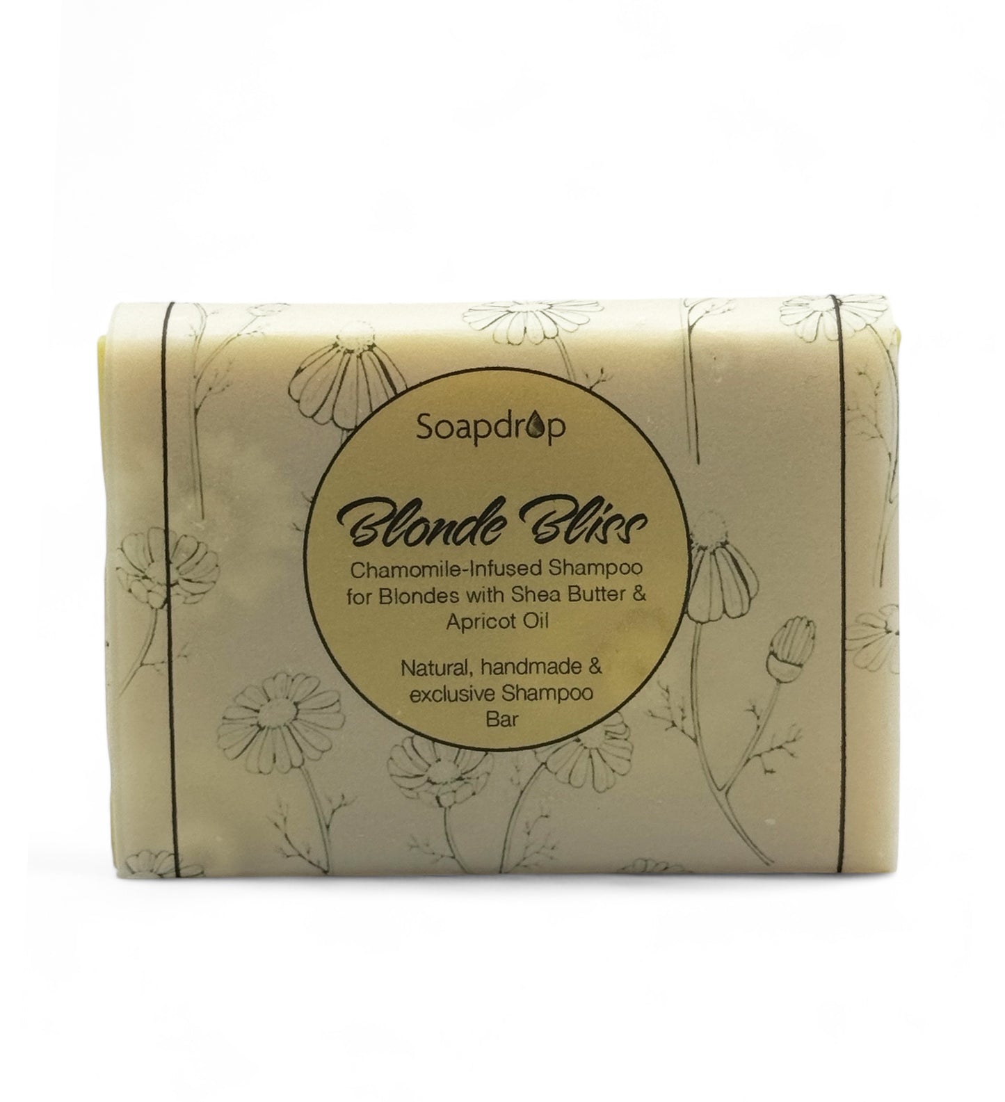 Blonde Bliss Chamomile Shampoo, Chamomile infused Shampoo with Shea Butter and Apricot Oil, 170g/6oz